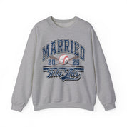 Personalized Retro Baseball Crewneck Sweatshirt