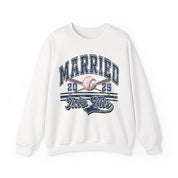 Personalized Retro Baseball Crewneck Sweatshirt