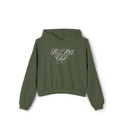 Self Love Club Cropped Cinched Hoodie
