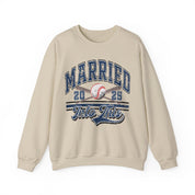 Personalized Retro Baseball Crewneck Sweatshirt