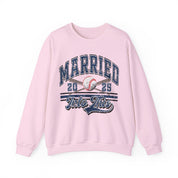 Personalized Retro Baseball Crewneck Sweatshirt