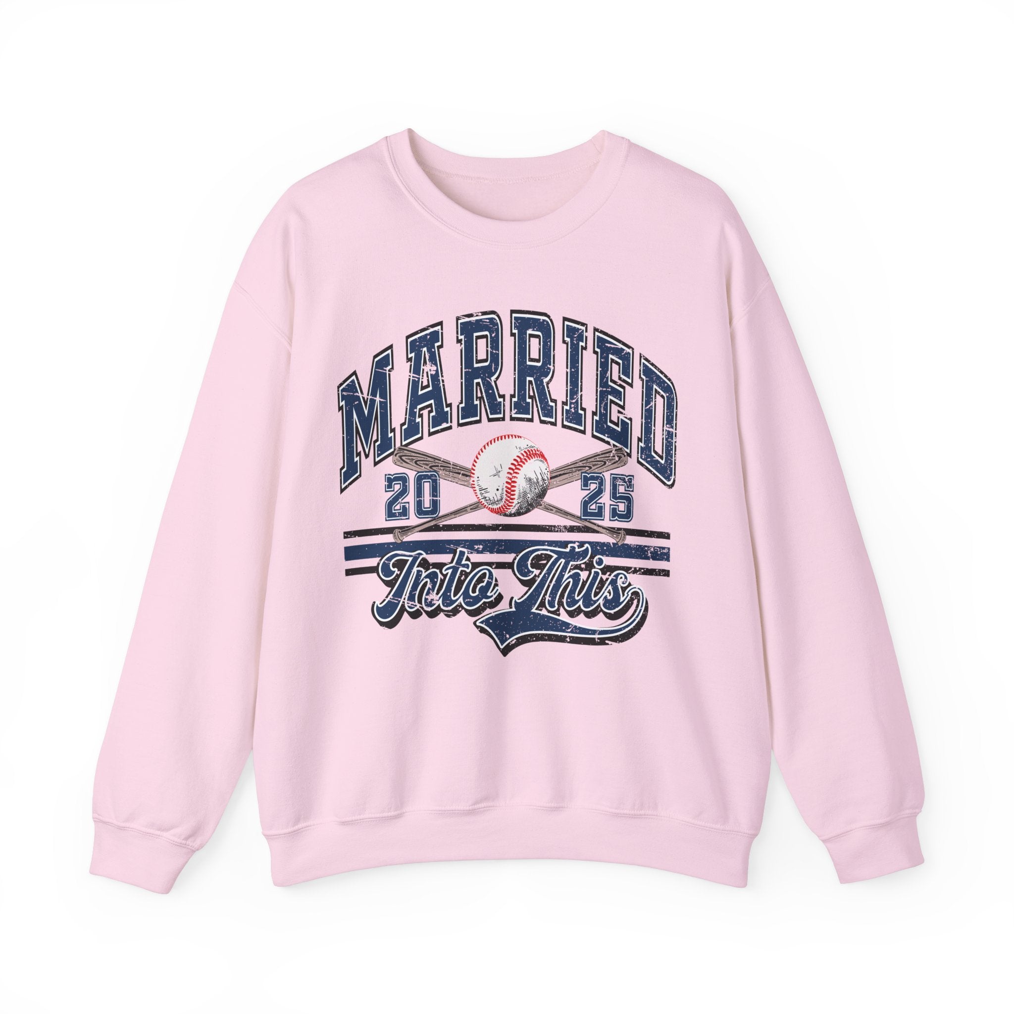 Personalized Retro Baseball Crewneck Sweatshirt