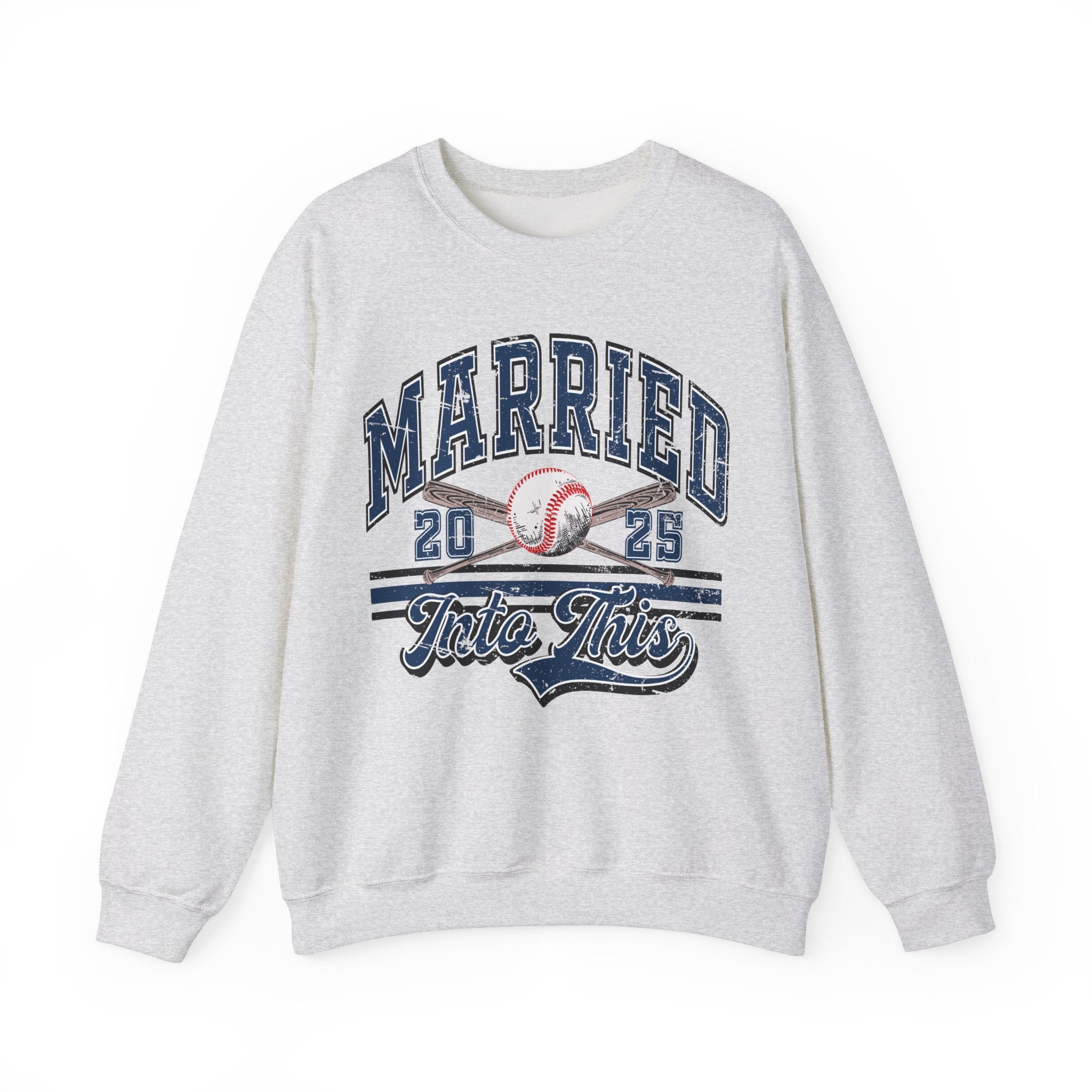 Personalized Retro Baseball Crewneck Sweatshirt