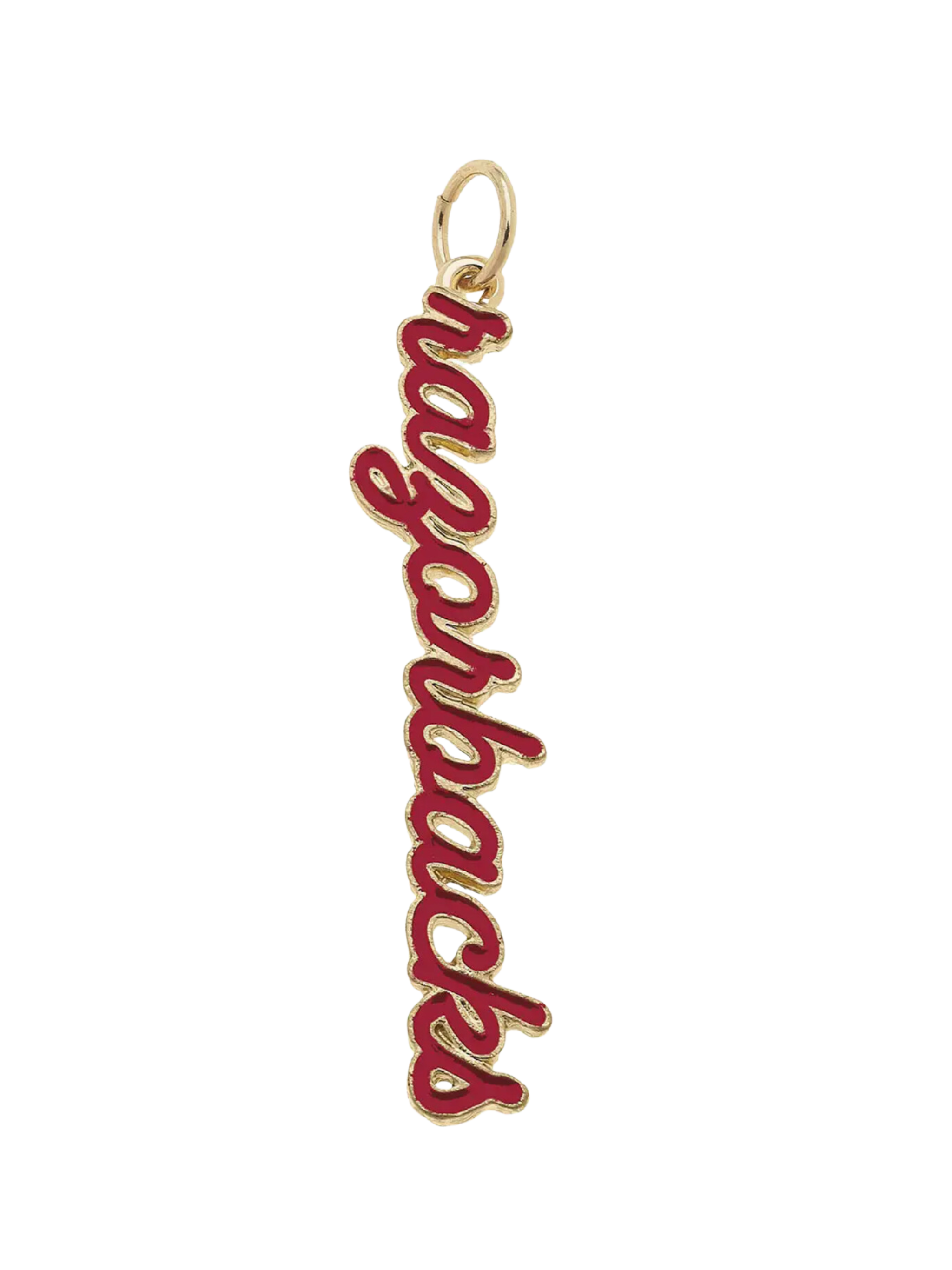 Arkansas Razorbacks Script Charm
