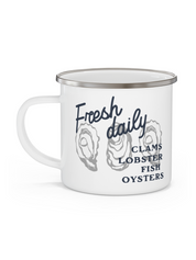 Daily Catch Retro Enamel Mug