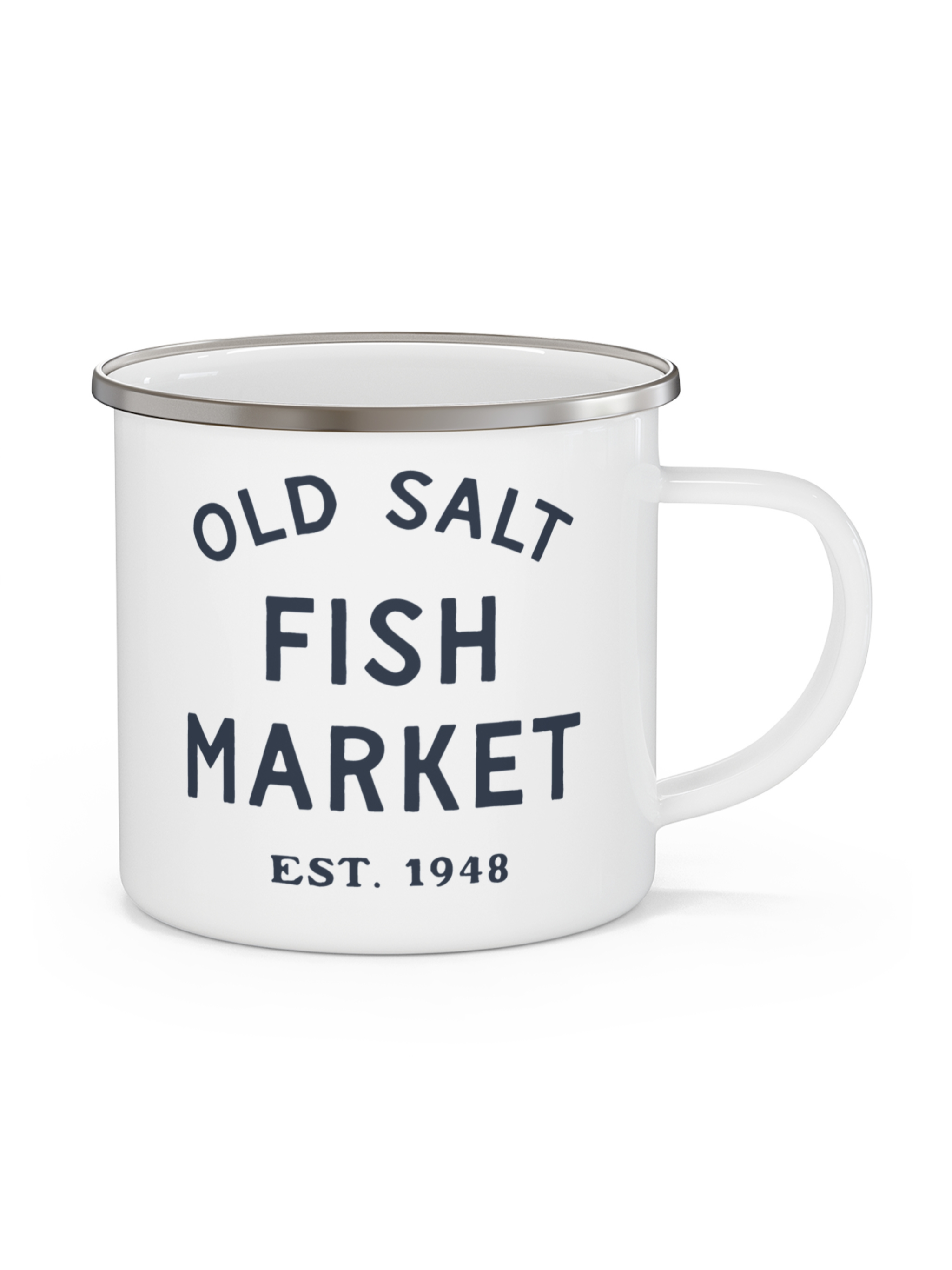 Daily Catch Retro Enamel Mug