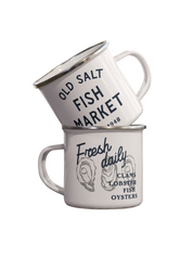 Daily Catch Retro Enamel Mug