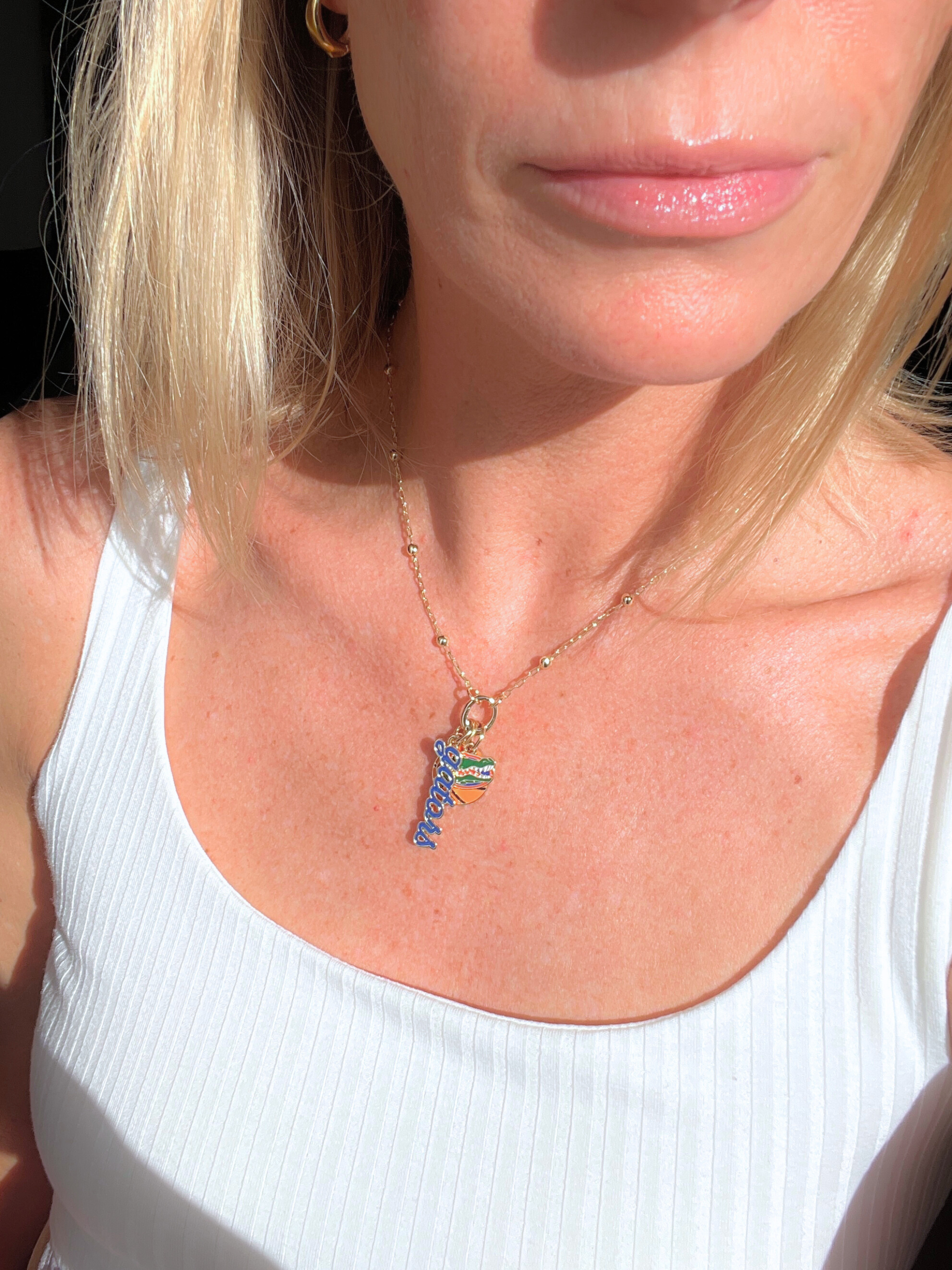 Satellite Chain Charm Necklace Base