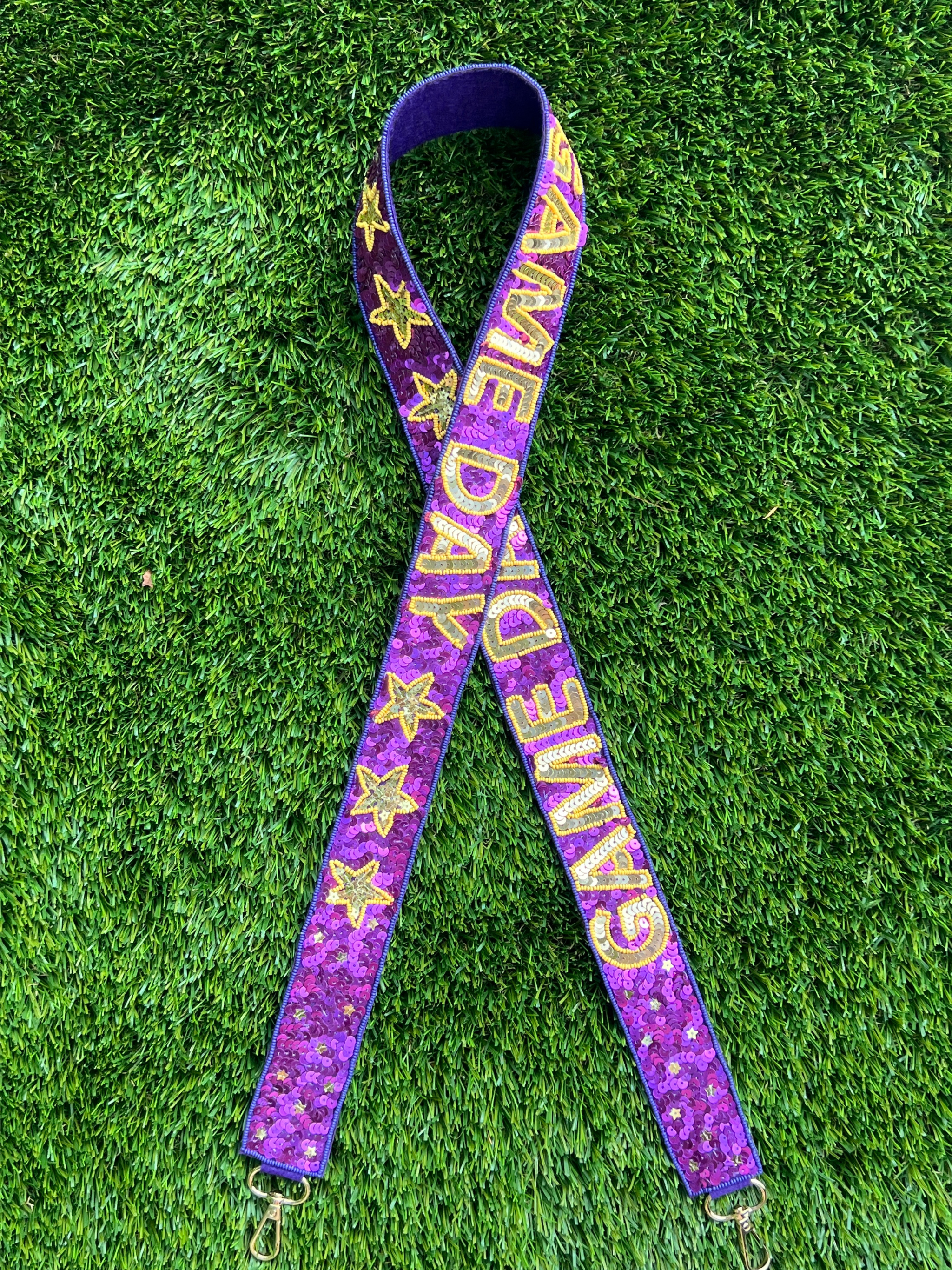 All That Glitters Game Day Crossbody Strap