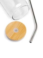 Slow Mornings Can-Shaped Glass