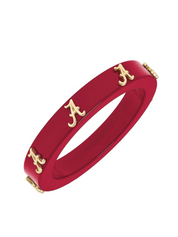 University of Alabama Resin Logo Bangle Bracelet