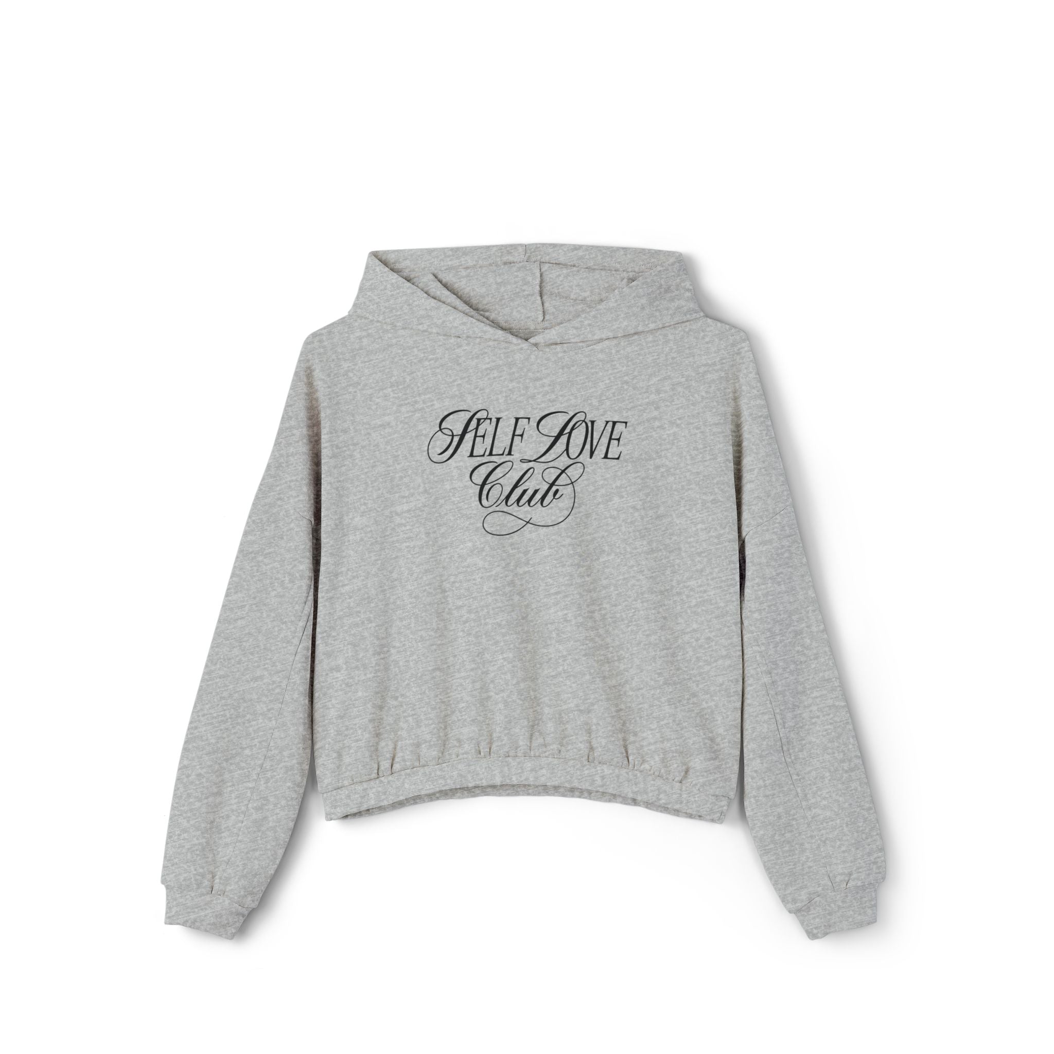 Self Love Club Cropped Cinched Hoodie