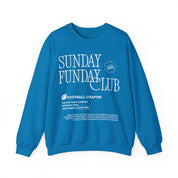 Sunday Funday Sweatshirt with White Print