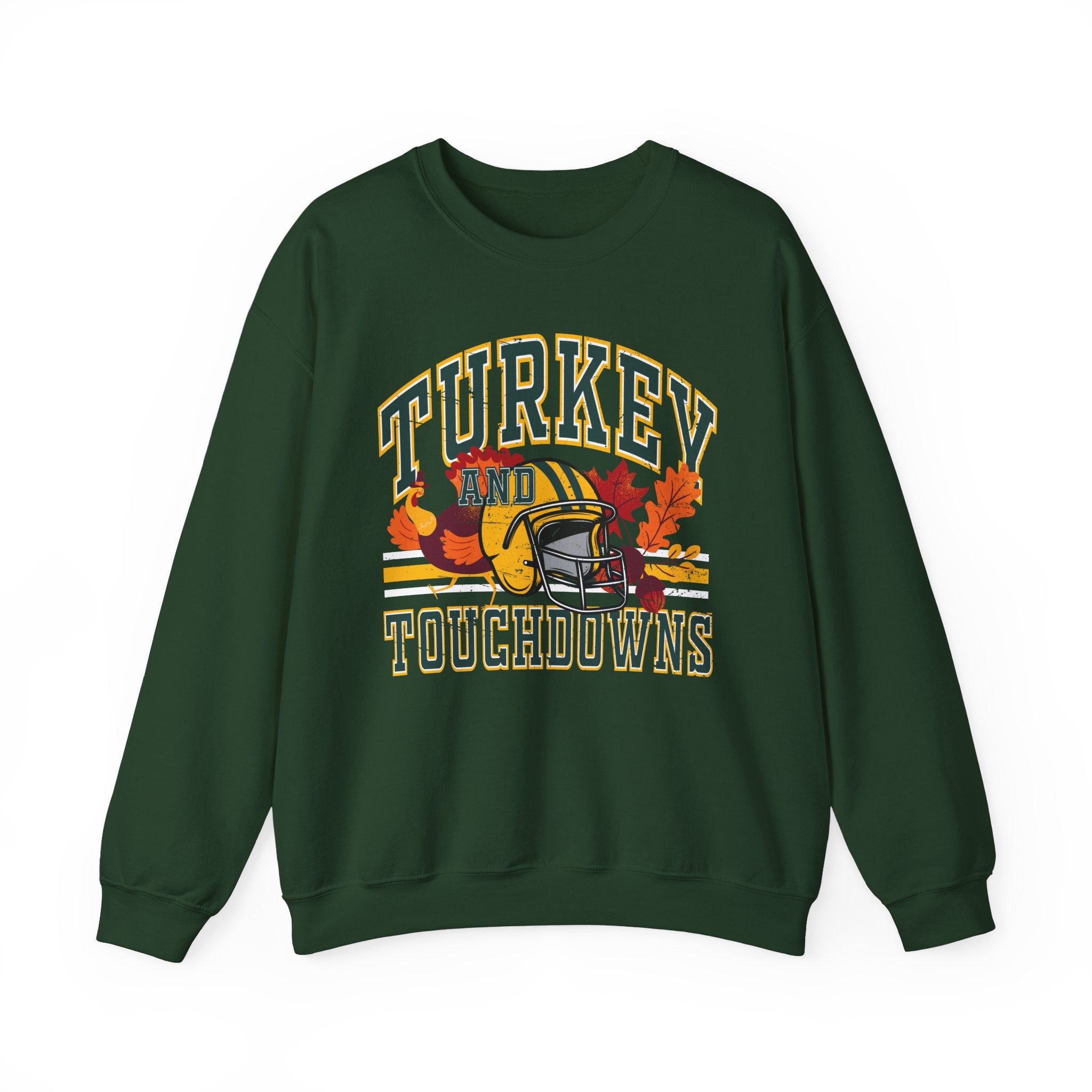 Thanksgiving Football Crewneck Sweatshirt for Green Bay