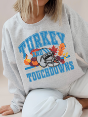 Thanksgiving Football Crewneck Sweatshirt for Detroit