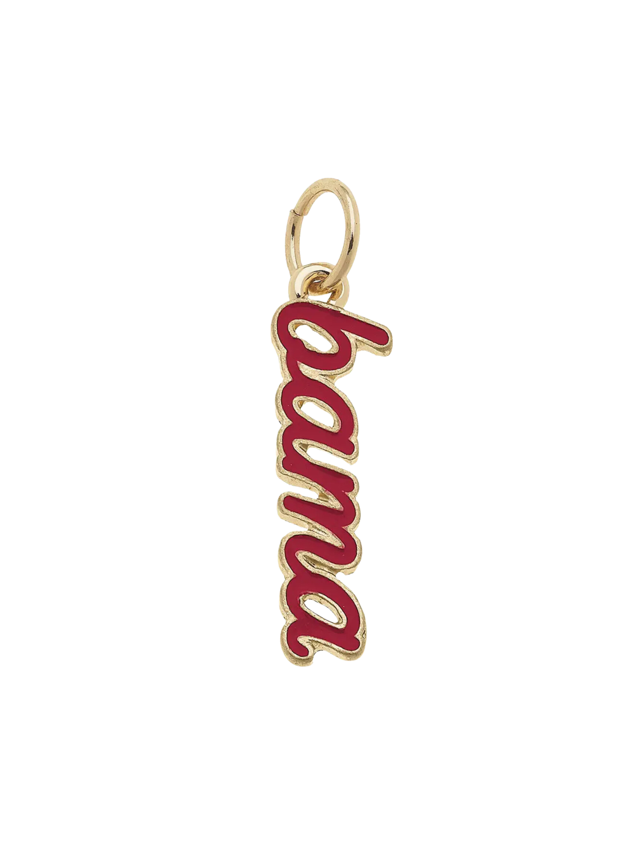 Alabama Crimson Tide Script Charm