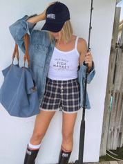 Daily Catch Spaghetti Strap Tank
