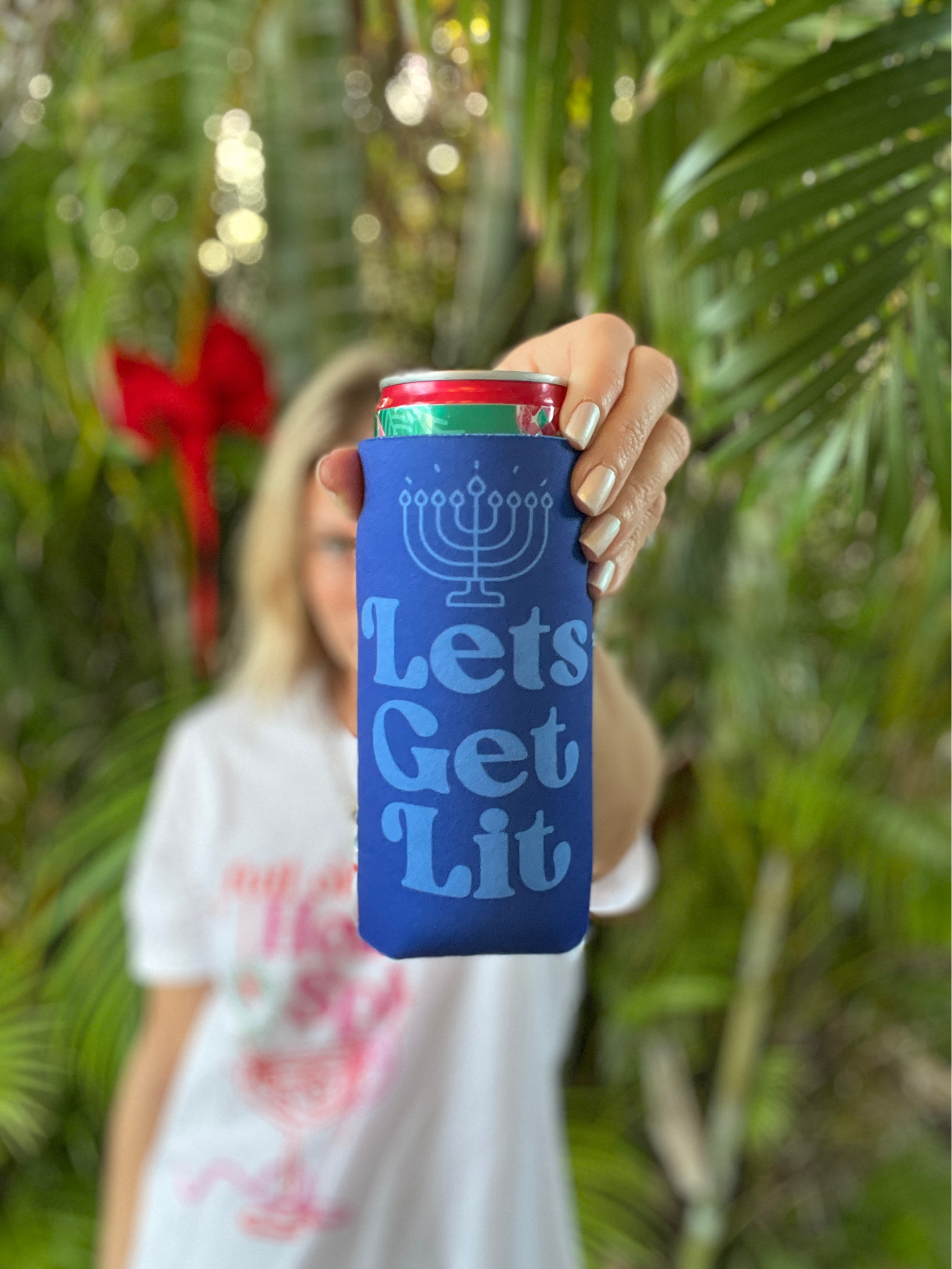 Get Lit Slim Can Cooler