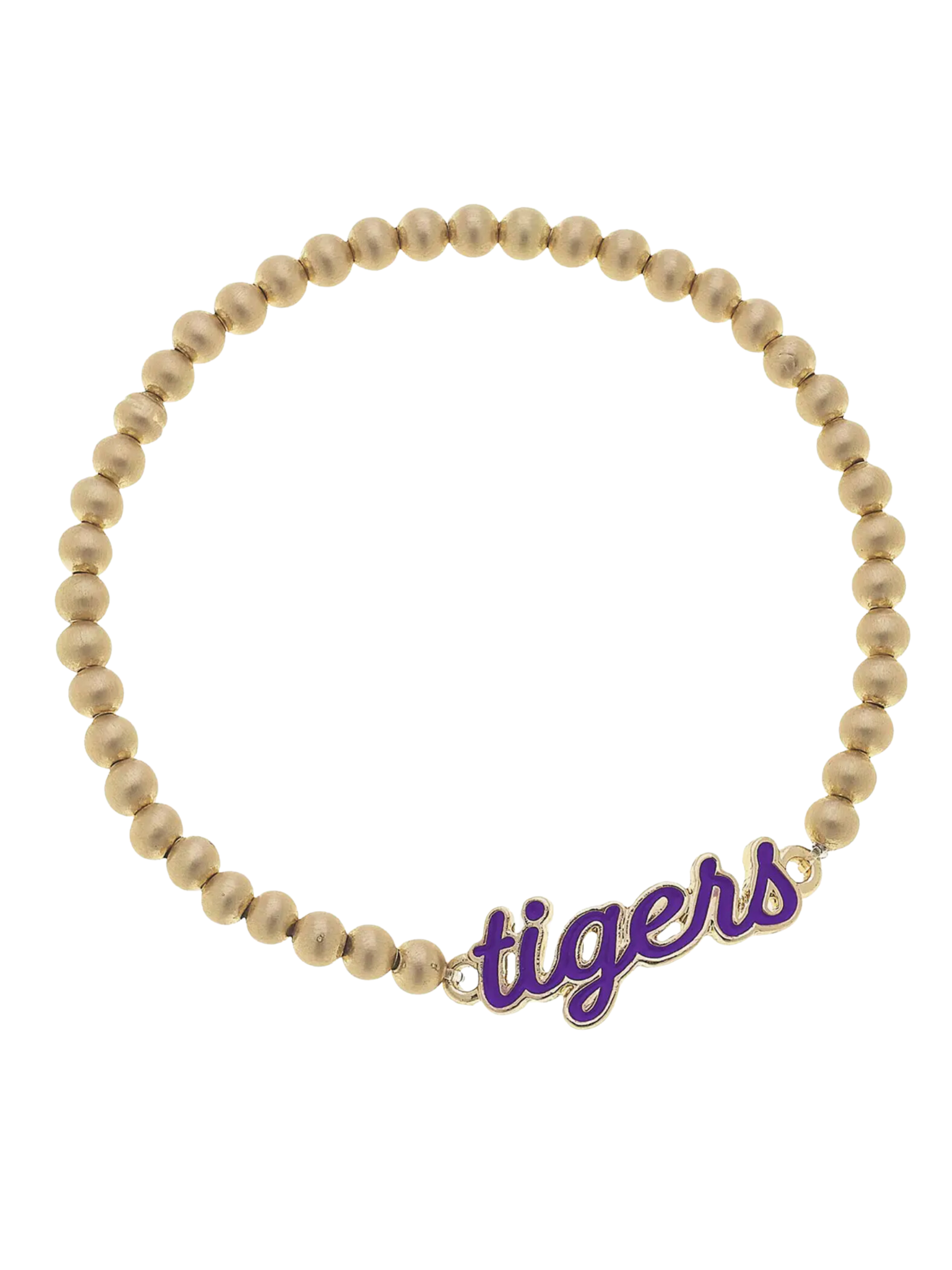 LSU Tigers Script Stretch Bracelet