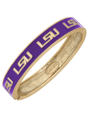 LSU Tigers Hinge Bangle