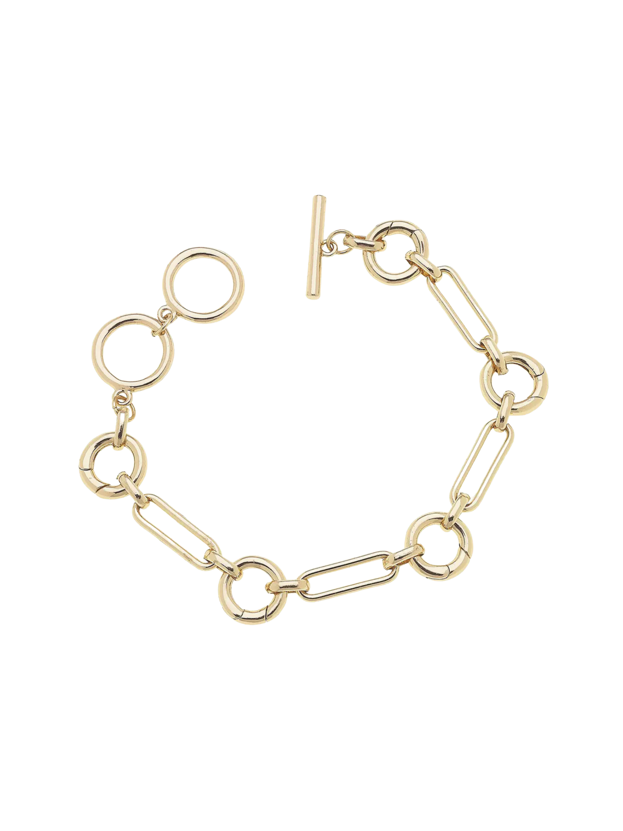 Multi-Charm Link Chain Bracelet Base