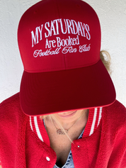 My Saturdays Are Booked Trucker Cap