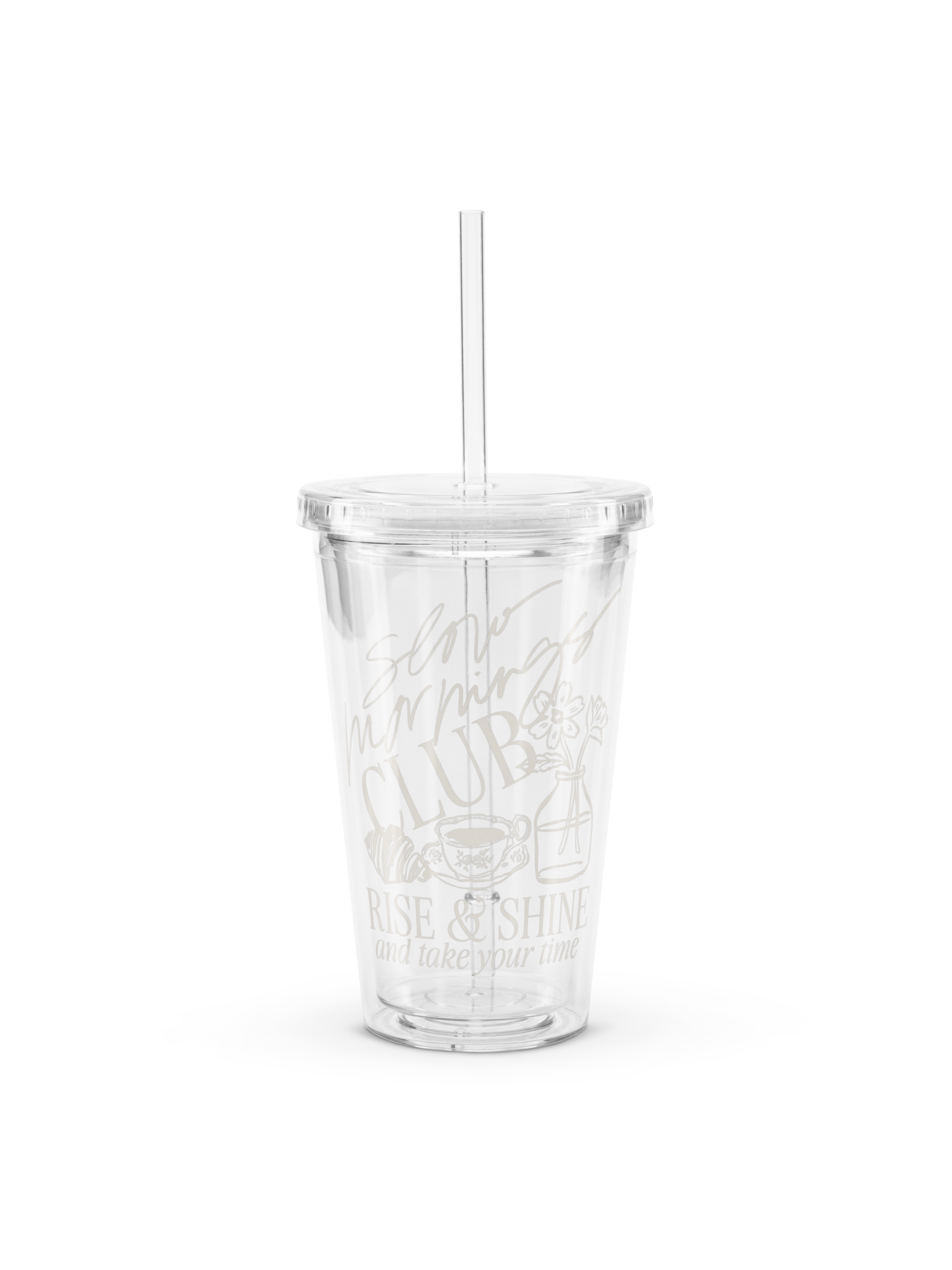 Slow Mornings Tumbler