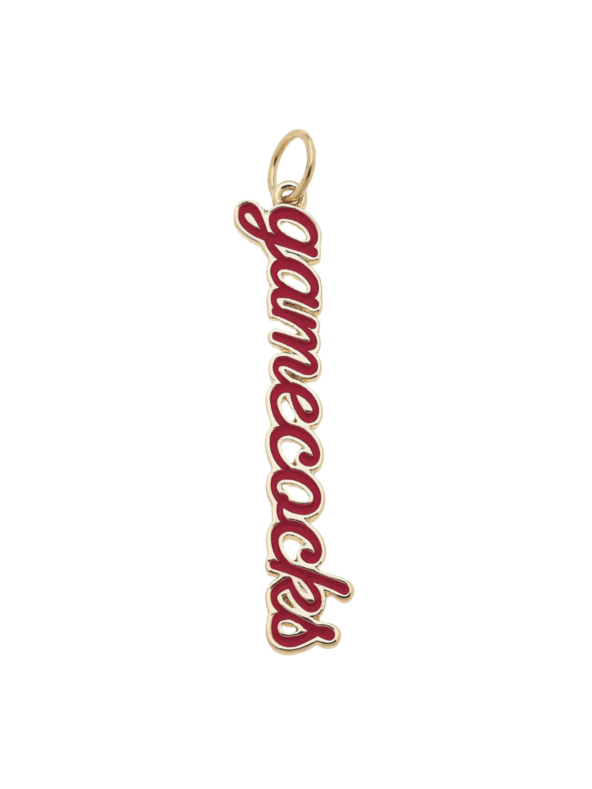 South Carolina Gamecocks Script Charm