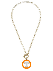 Tennessee Volunteers Logo T-bar Necklace