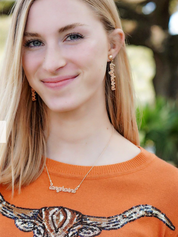 Texas Longhorns Script Necklace