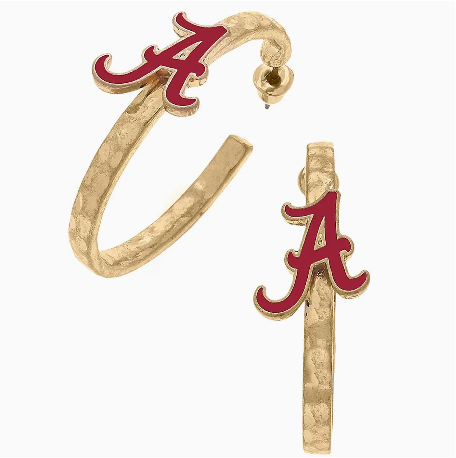 University of Alabama Logo Hoop Earrings